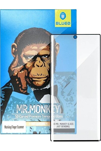 BLUEO Sticlă securizată 5D Mr. Monkey - pentru Samsung Galaxy S22 / S23 negru...