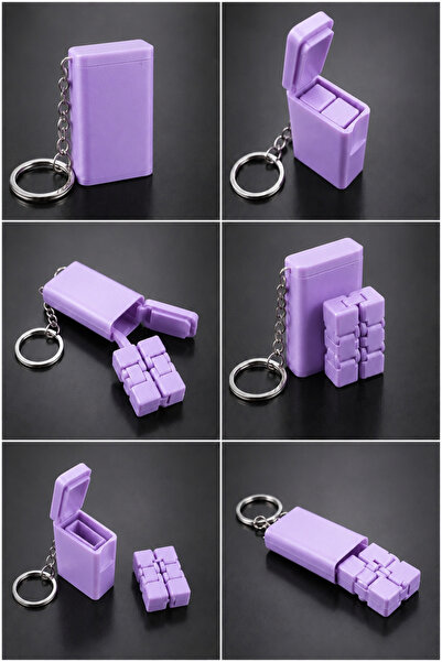 Handmade Foldix Mini - Miniature Infinity Cube Keychain