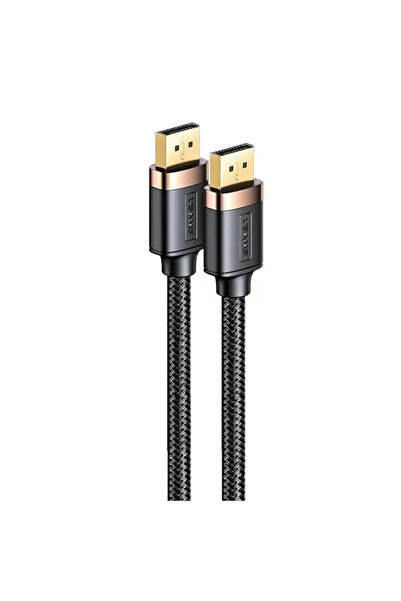 Usams Cablu DisplayPort - DisplayPort U74 2.0m negru 4K HD SJ531HD01 (US-SJ531)