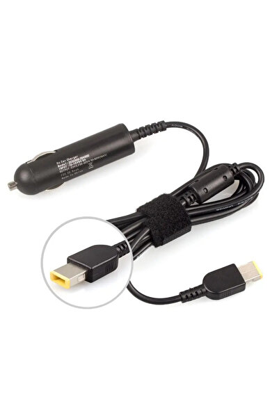 CoreParts Adaptor auto pentru Lenovo 65W 20V 3.3A cu mufă pătrată