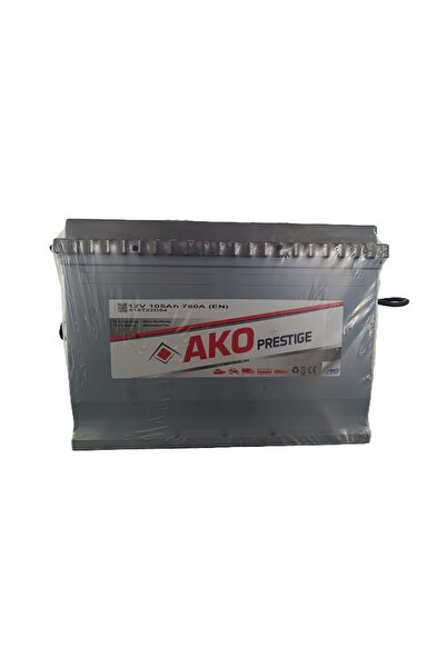 AKO PRESTIGE 105 AH. 760A (EN) (PETLAS GARANTİSİ ALTINDA) (ÜRETİM TARİHİ: 2025)