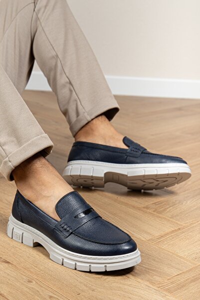 depderi Genuine Leather, Laceless, Inner Outer Leather, Men's Shoes