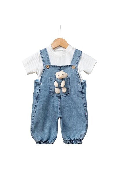 İLHANLAR سروال جينز قصير الأكمام من Toy Bear Slopet