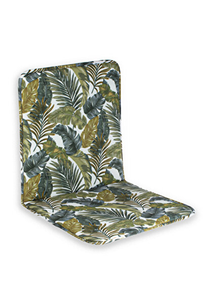 OEM Olive Green Chair Cushion with Banana Leaf for Outdoor Spaces 85x43cm