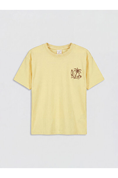 LC Waikiki Esvab • Modern & Distinctive Zero Roba Collar Printed Boys' T-Shirt