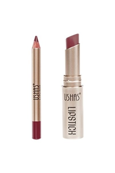 Zumzeria Nude Dark Lipstick & Pencil Set 3.8g
