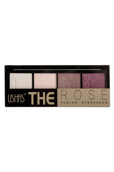 Zumzeria Pink Eye Shadow Palette with Matte & Glitter Colors (4 colors) 5g