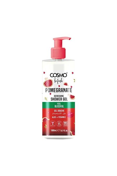 Cosmo Be Fresh Pomegranate Shower Gel with Aloe Vera & Vitamin E 1000ml