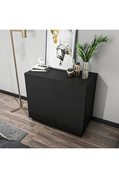 Decorotika LİNES ŞİFONYER SİYAH