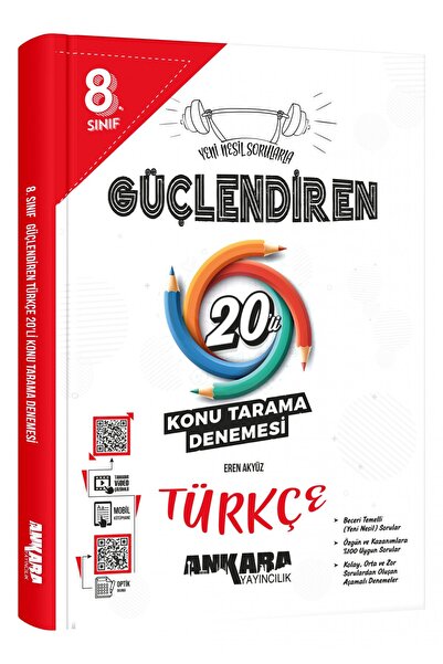 8. Sınıf GüçlendirenTürkçe 20'li Konu Tekrar Denemesi