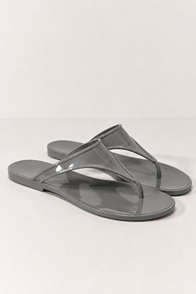BonuStep Jelly Candy Women's Transparent Flip-Flops Beach Slippers