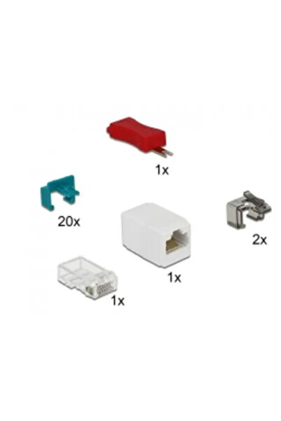 DELOCK Conector de cablu 86406, 20 buc.