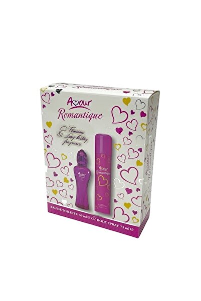 Amour Set de damă Romantique cu deodorant de 75ml și EDT de 30ml