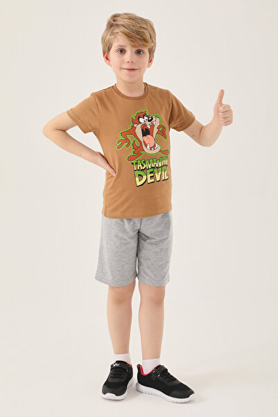 MQ Boys' T-Shirt with Round Neck and Looney Tunes Print