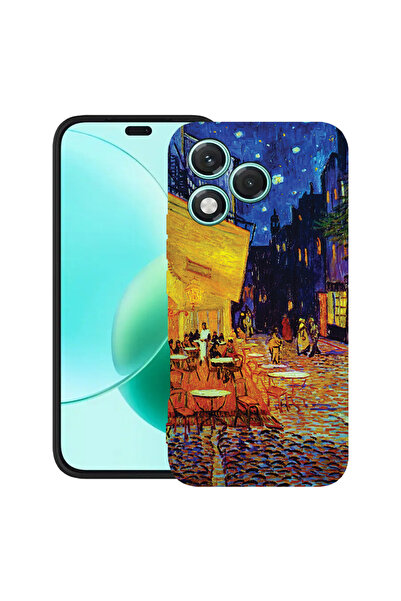 bestcase Husă TPU Ultra Subțire pentru Honor 600 Lite, Van Gogh Terasa cafene...