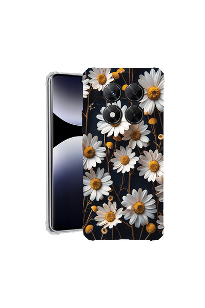 bestcase Противоударен калъф за Xiaomi Redmi Note 15 Pro 4G, 3D Маргаритка, 3...