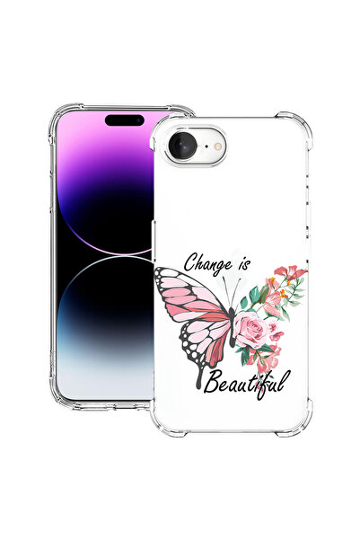 bestcase Αντικραδασμική Θήκη για Apple iPhone 17e, Η αλλαγή είναι όμορφη, 314...
