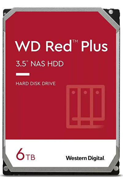 WESTERN DIGITAL 6TB RED PLUS 256MB CMR 3.5IN