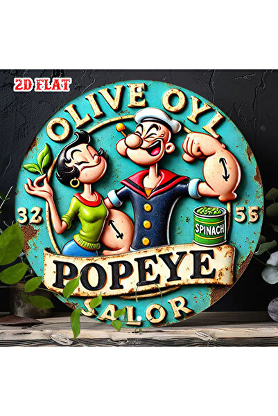 Choice 20x20 1 2D Flat - A 2D Flat Aluminum Tin Sign Featuring Spinach, a Sai...