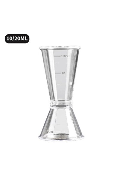 Choice1 S Double-headed Resin Cocktail Measure Cup 10-20ml/20-40ml Transparen...