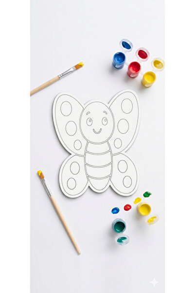 My Kids Room Sevimli Boyama Figürü - Çocuklar İçin Aktivite Şablonu (Boya Dah...