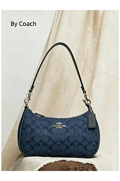 By Coach Shoulder Bag for Women Denim Blue Crossbody bag Handbag Messager Bag