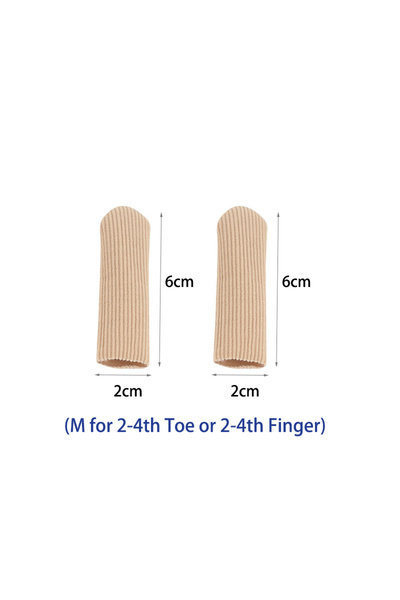 Choice3 M-2Pcs for 2-4th Toe Pexmen 1/2Pcs Toe Caps Closed Toe Surface Fabric...