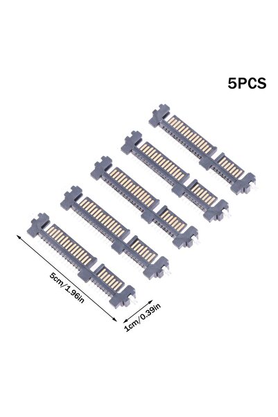 Choice A2 5pcs SATA Interface Socket SSD Solid State Drive Seat 7+15P 22PIN M...
