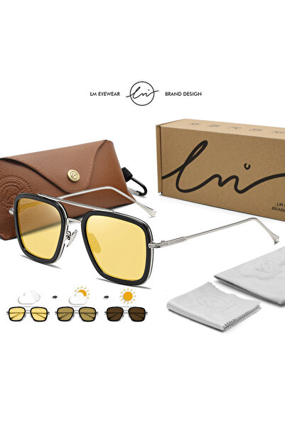 choice2 Orignal Silver frame-HBT Brand High Quality Tony Stark Square Sunglas...