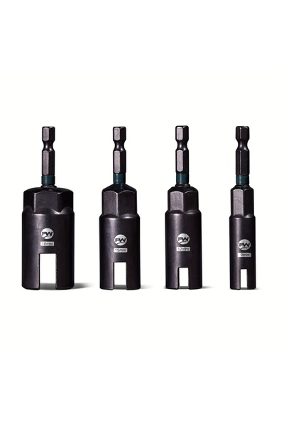Choice 4Pcs Wing Nut Driver 4Pcs Wing Nut Driver Drill Bit, 1/4" Hex Shank Wi...