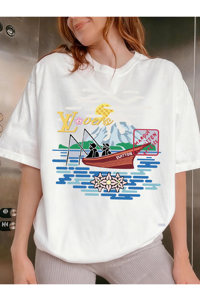 SAUDI Men and Women's 100% Cotton T-Shirt - Oversized Crew Neck Short Sleeve ...