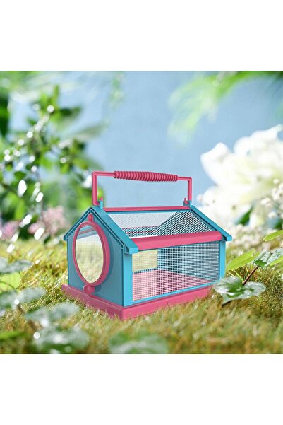 choice2 Blue Pink New 4 Color Portable Butterfly Insect Habitat Cage with Car...