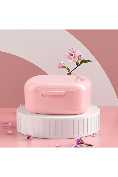 Choice Pink Portable Denture Storage Box Orthodontic Retainer Dustproof Brace...