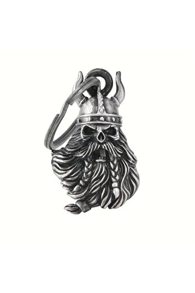 Choice76 Silvery Guardian bell Nordic Odin bell male and female cyclist key c...