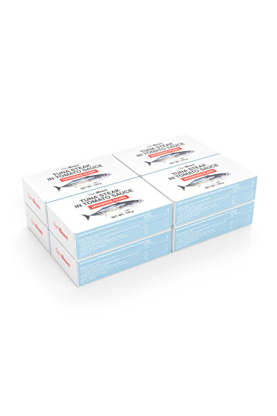 GymBeam Friptură de ton în sos de roșii 8 x 120g