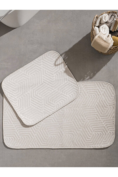 LC Waikiki Geometric Patterned Bath Mat Set of 2