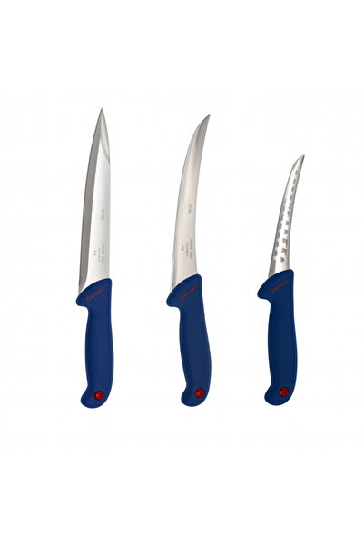 OEM Butcher's set, 3 professional knives, 34cm, 32cm, 28cm