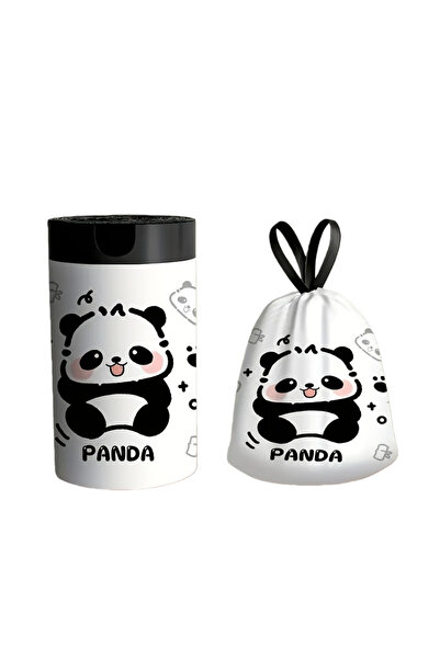 Choice 30pcs WHITE Cartoon garbage bag household large portable thick drawstr...