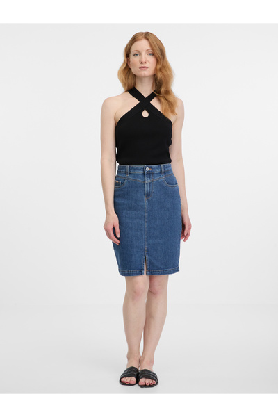 ORSAY Blue women's denim skirt
