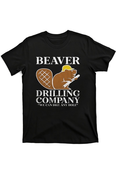 Chic Bloom تي شيرت رجالي Fun Beaver Fan