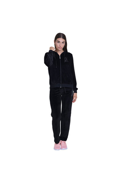 Target Womens Sweatsuit Set: High Hoodie Jacket in Velour XS