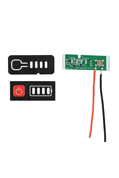 ROBİZ 18-21V Pil Kapasite Göstergesi 5S Matkap Şarjlı Tornavida Led Panel Li-...