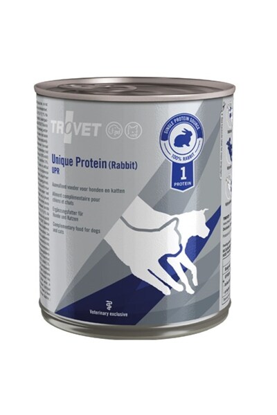 trovet Unique Protein UPR Rabbit - hrană umedă pentru câini și pisici - 800g