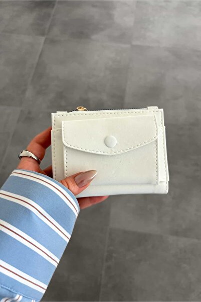 Yuka Atelier Sirius Minimal Snap Detailed Medium Wallet