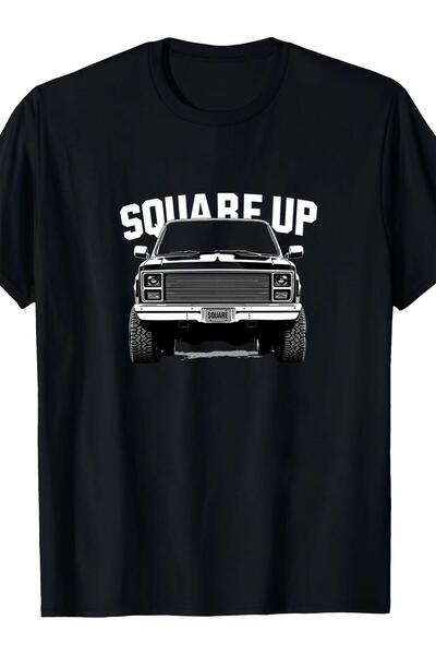 bolivia's تي شيرت رجالي بتصميم كلاسيكي مستوحى من شعار SQUARE UP، مناسب لأسلوب...
