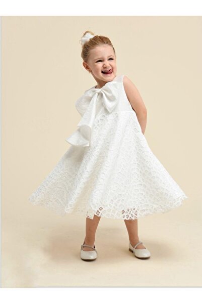 Ugly Duck Rochie de seara Lia de culoare crem pentru fetita cu varsta 02-06 ani