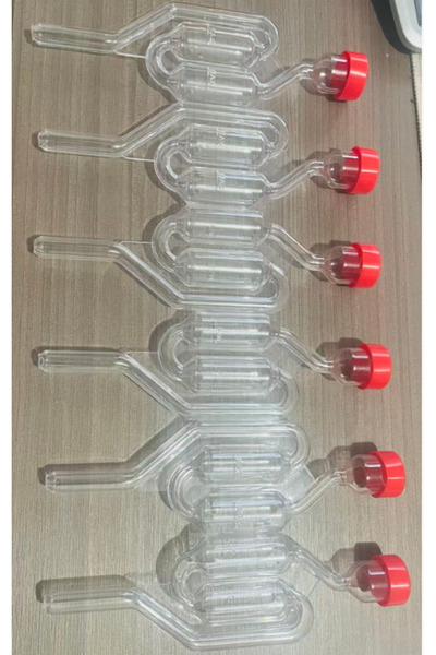choice2 6pcs S-Shape Airlocks ,Homebrew Bubble Airlock Carboys Stopper & Ferm...
