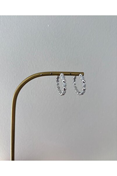 XUPING JEWELRY Special Series Dorika Top Stone Xp Silver Hoop Earrings