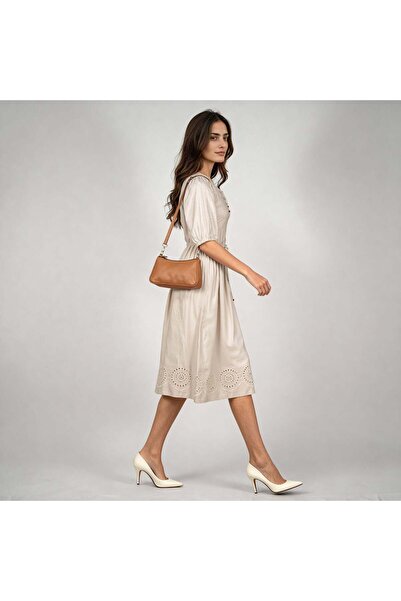 bag حقيبة كتف نسائية بلون واحد