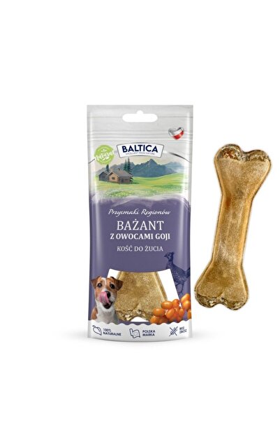Baltica DELICIAȚII REGIONALE Os de fazan pentru mestecat cu fructe Goji 1 buc.